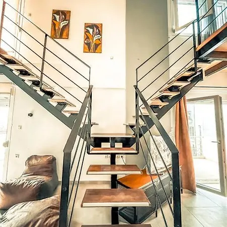 Escala Double Loft 1 & Parking In The Center *